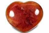 Colorful Carnelian Agate Heart #293740-1